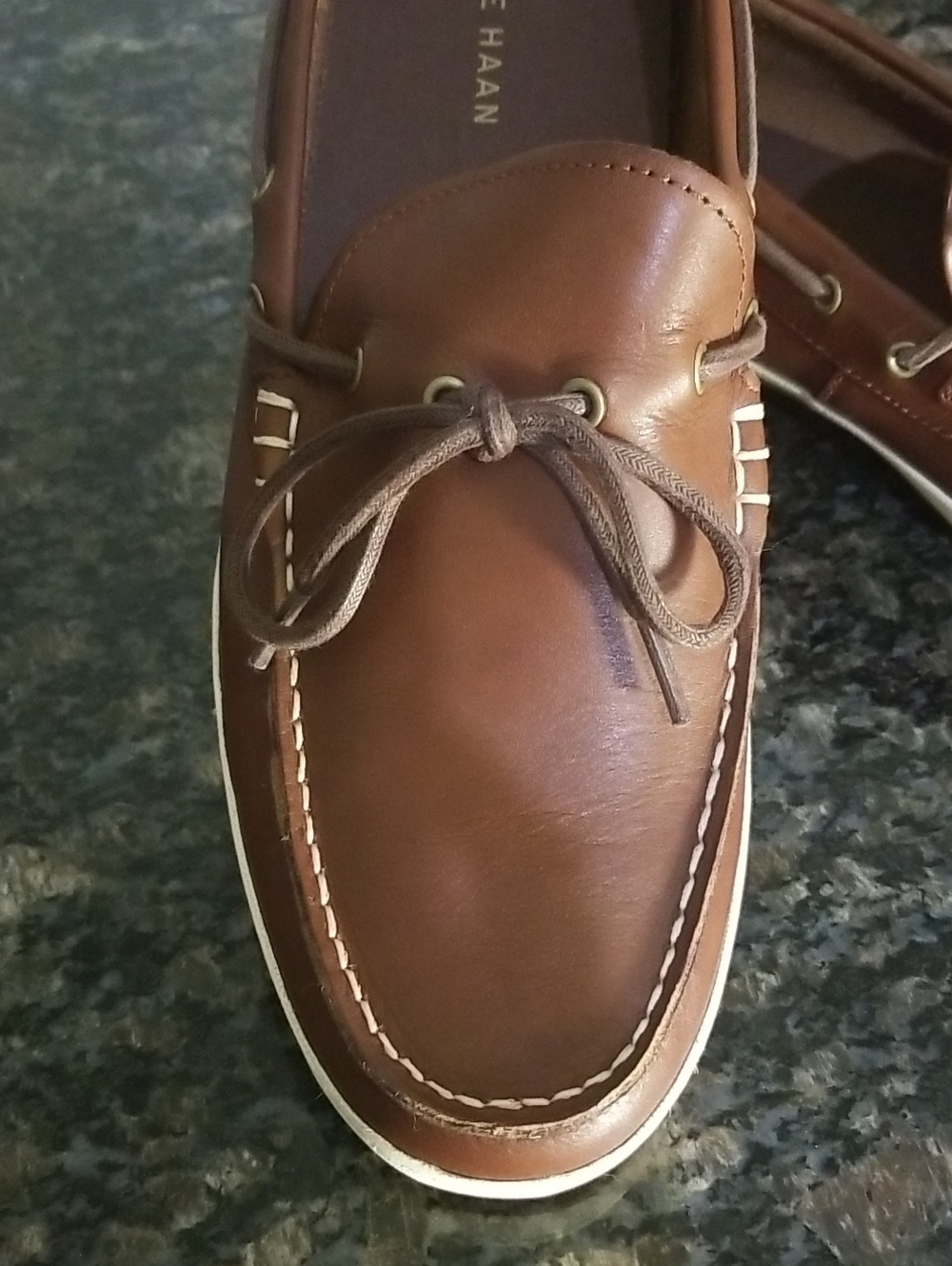 Cole Hahn Brown Leather Loafers - Picture 10 of 15